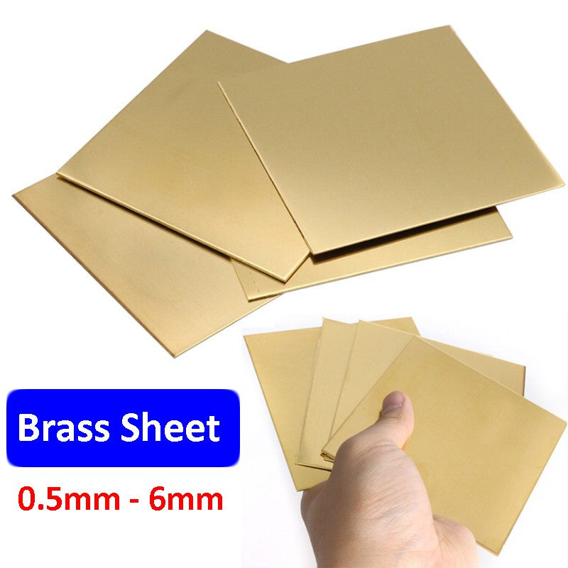 Brass Sheet Plate Offcuts 0.5mm to 6mm