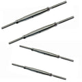 5/8" Thread Swage Stud & Stud Pipe Turnbuckle 3/8" Cable Stainless