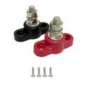 Heavy Duty Battery Junction Block 5/16" Single Stud 12V-48V 200a Post
