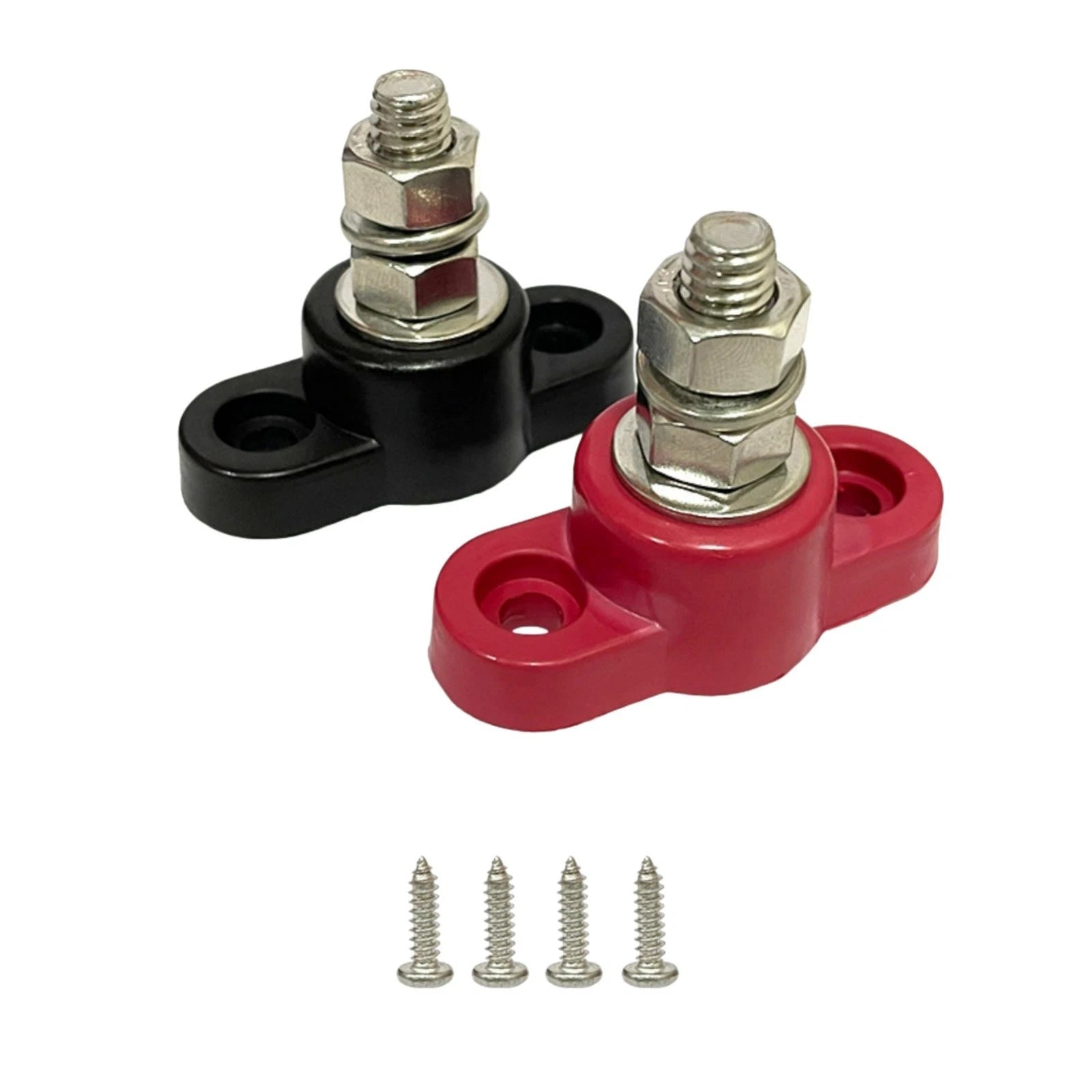 Heavy Duty Battery Junction Block 5/16" Single Stud 12V-48V 200a Post