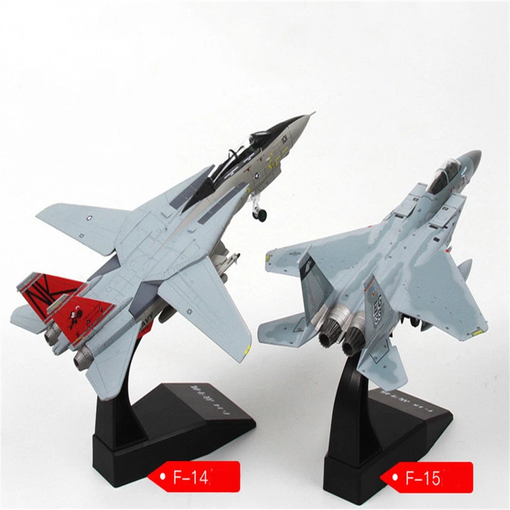 1/100 Eagle F-15 U.s Air Force Fighter Diecast Aircraft Airplane