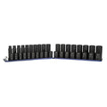 Capri Tools 1/2 in. Drive Shallow/Deep Impact Socket Set w/ Rail by Capri Tools