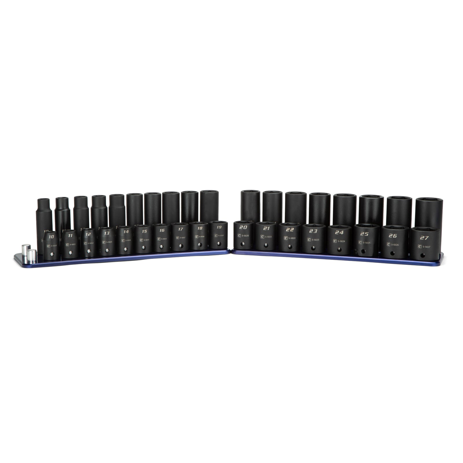 Capri Tools 1/2 in. Drive Shallow/Deep Impact Socket Set w/ Rail by Capri Tools