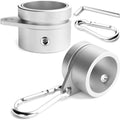 Flag Pole Mounting Rings 1.25 Inch Aluminum Alloy 360° Rotating With