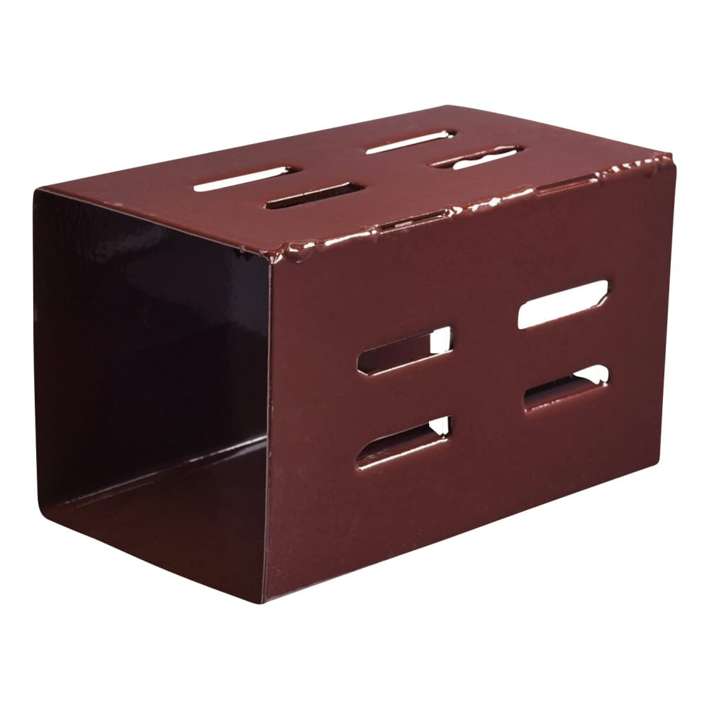 100MM Timber Fence Post Extender Red Oxide (1 Pack)