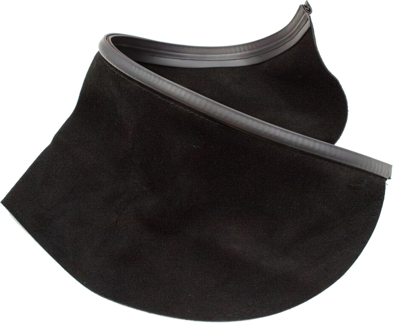 Leather Welding Helmet Neck Protector, Press-Fit Seal, Long-Design