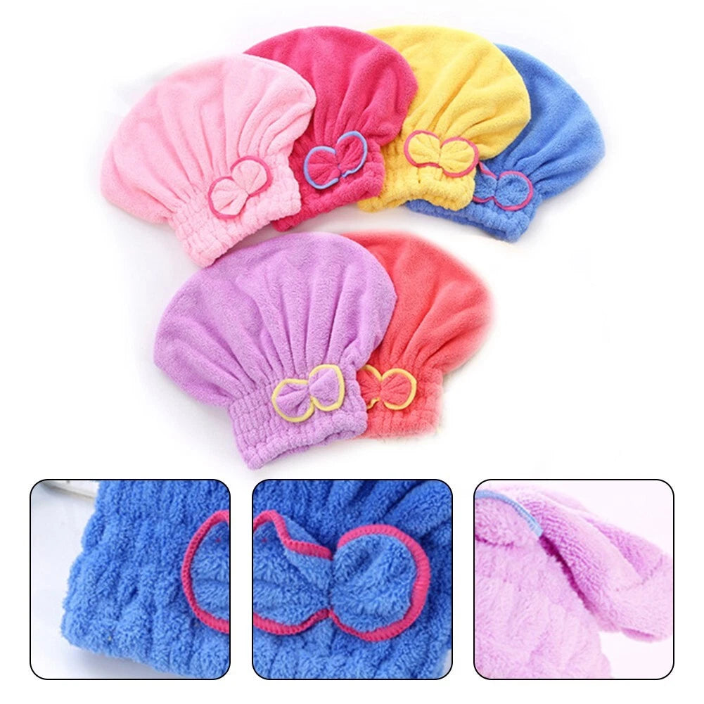 Fast & Effortless Hair Drying With Microfiber Solid Hair Turban 6