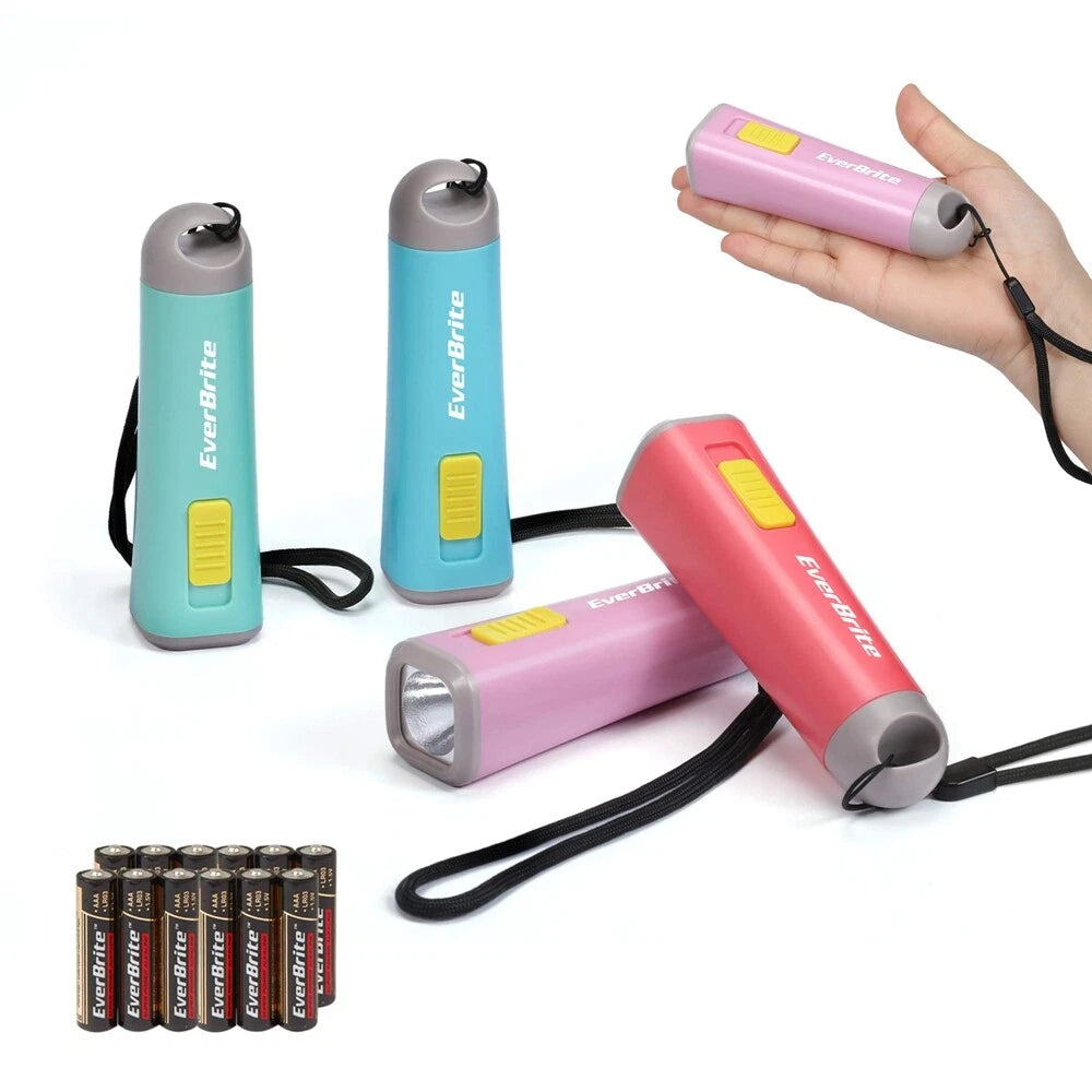 Everbrite 4-pack Led Flashlight Lightweight Kids Party Favors Torch