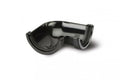 Polypipe 112mm Half Round 90° Gutter Angle Black