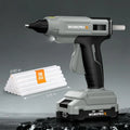 Workprox 20V Rechargeable Cordless Hot Glue Gun Glue Sticks For Diy
