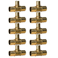 XFITTING 1" x 1" x 3/4" Pex B Tee - 10 Pack