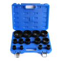 13PC 1/2" Dr Grooved Locknuts Sockets Set, 60MM Long Deep Internal
