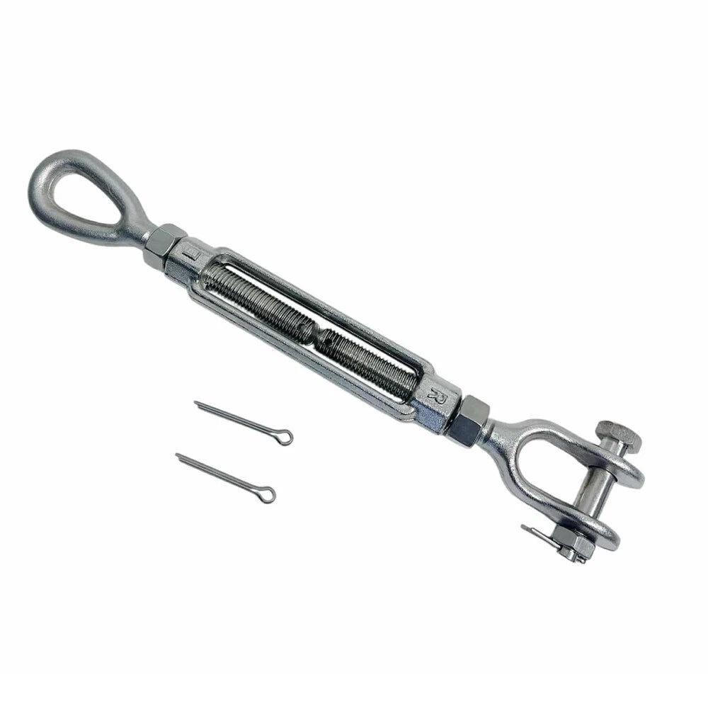 Mil-spec Jaw & Eye Turnbuckle 3/4" X 6" 5200 Lb-wll Stainless Steel