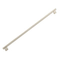 Euro Bridge Style Metal Handle, Brushed Nickel, 20-1/8" (512 Mm)