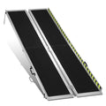 29" W X 8' L X 2" H 880 Lbs Capacity Extended Aluminum Black