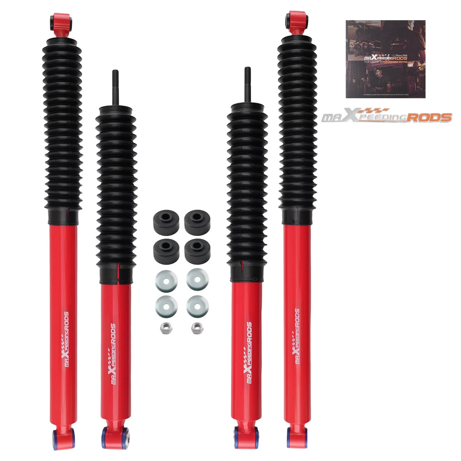 Gas Charged Lift Shocks for Ford F-250 F-350 Super Duty 2005-2016 4WD 4PC Kit