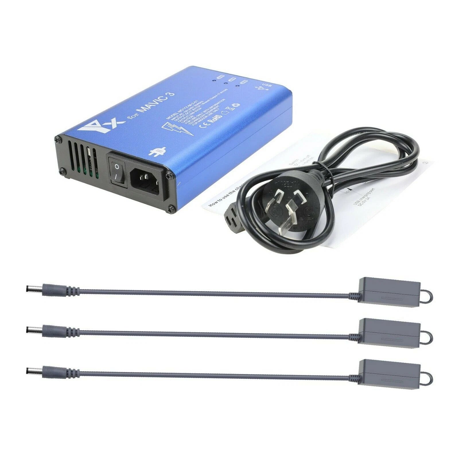 Dual Usb Port Multi Batteries Charger Hub For Dji | Built Supply Co