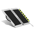 29" W X 2' L X 2" H 880 Lbs Capacity Extended Aluminum Black