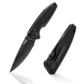 Flissa Folding Pocket Knife 3.3-inch D2 Blade G10 Handle Knife With
