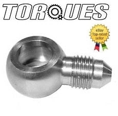 AN -4 (4AN) Male Short Straight Stainless Steel Banjo Fitting Brake