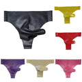 Latex Rubber Mens Underwear Elephant Nose See Through Briefs