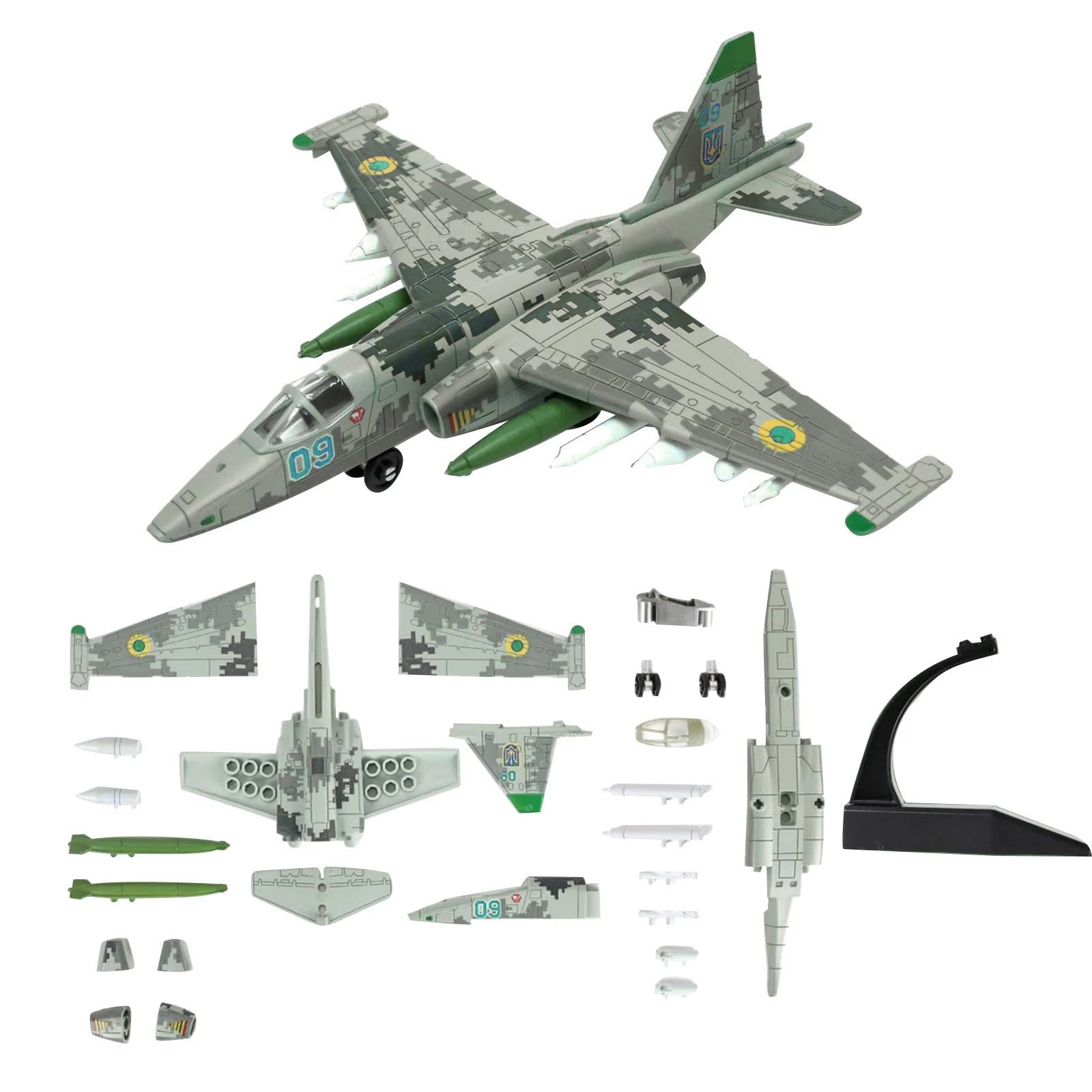 1/72 Sukhoi Su-25 Frogfoot Attack Aircraft Assembly Model Quick Snap