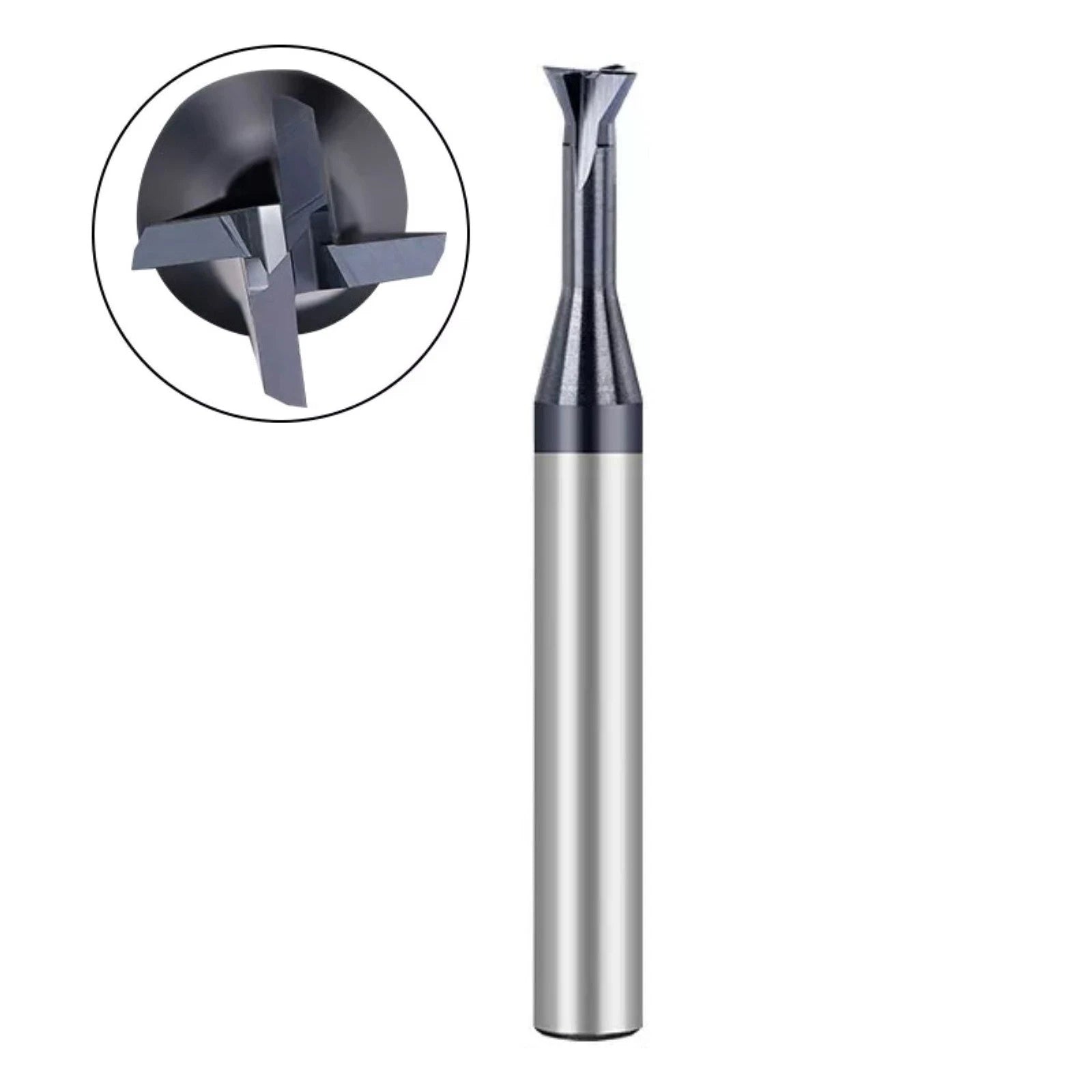 New Dovetail Milling Cutter Bit Metalworking Diy Tool Cnc Grooving