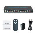 4 In 3 Out Av Switch Rca Switcher Box Video L/r Stereo Audio Av