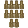 XFITTING 1" x 3/4" Pex B Coupling 10 Pack