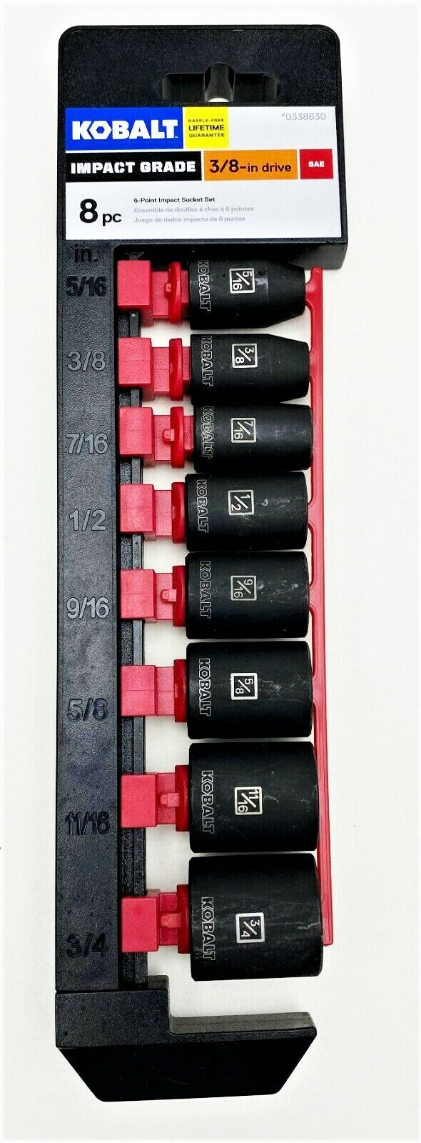 8pc Kobalt Impact Grade Socket Set