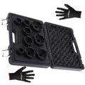 3/4" Drive Grooved Lock Nuts Socket Set For KM9 KM10 KM11 KM12 Kit