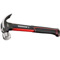 ARROW 16oz Curved Claw Hammer Smooth Face &amp; Forged Steel Head Fiberglass Handle