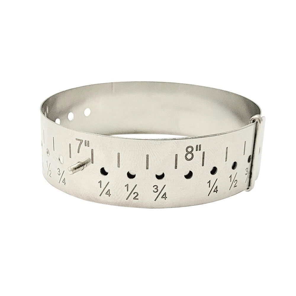 Bracelet Gauge Metal Jewelry Sizing Bracelets Bangles Inch 1/4"
