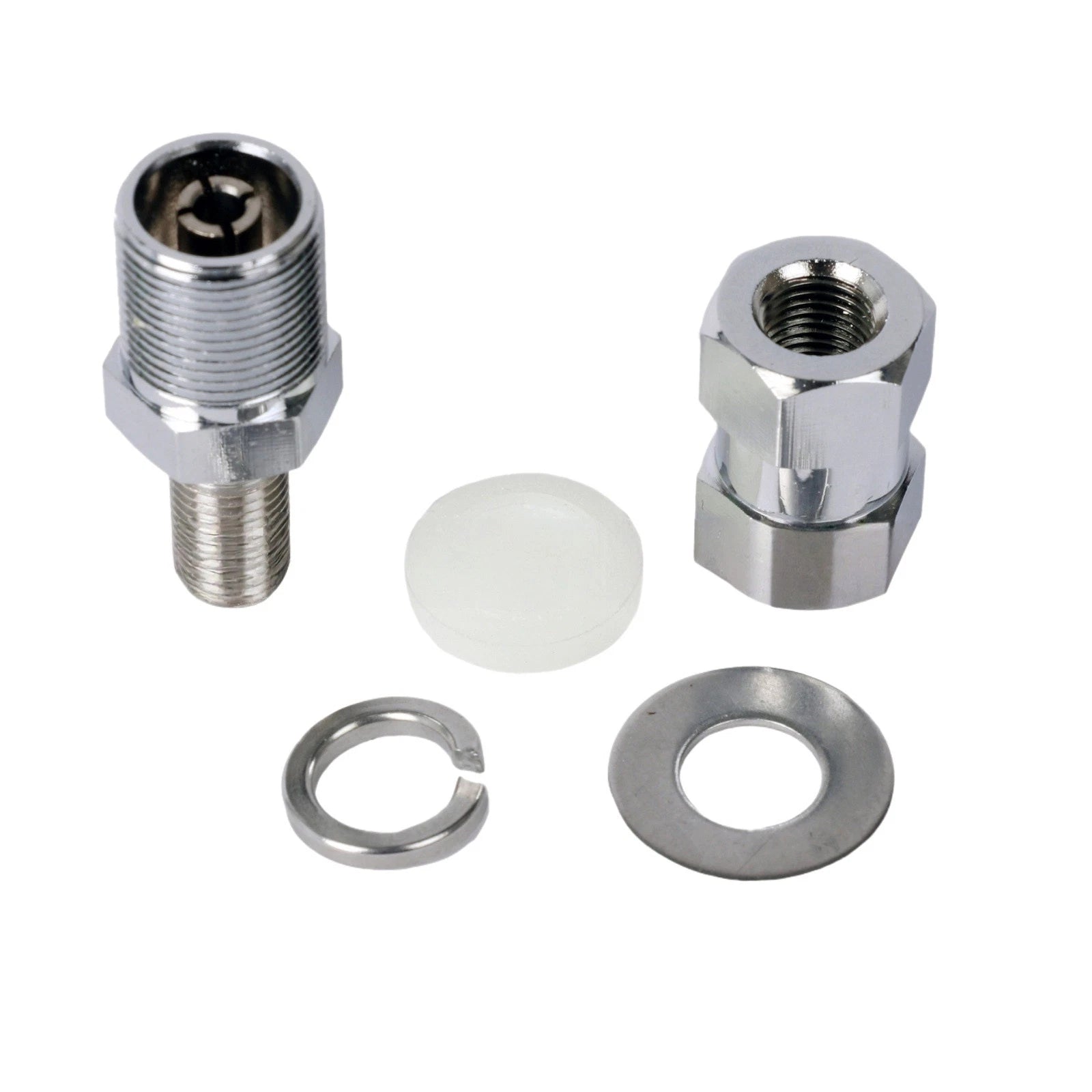 Cb Antenna Stud Mount Adapter 3/8"x24 To So-239 Uhf Female For Jeep