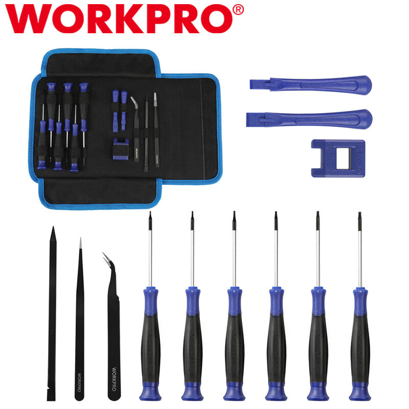 WORKPRO 12-in-1 Ratcheting Multi-Bit Screwdriver Set