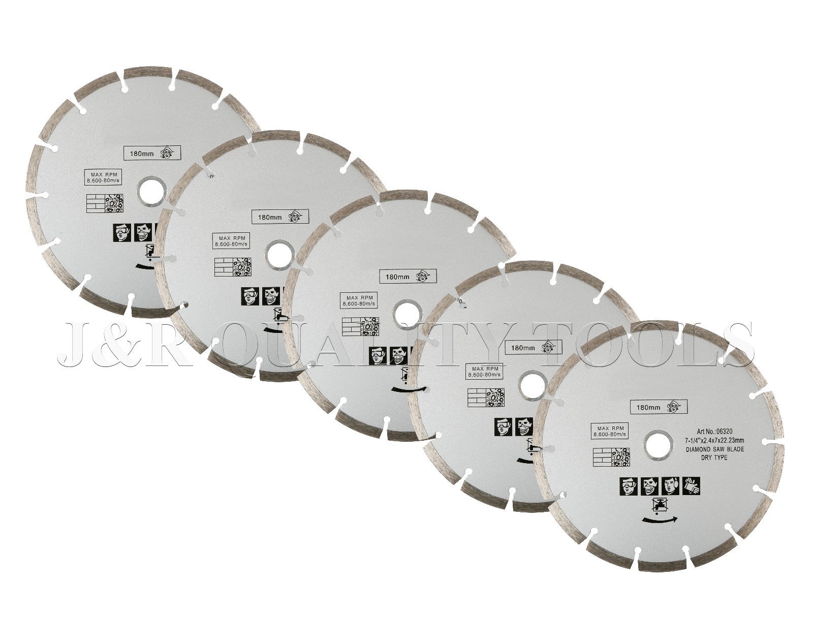 7-1/4" Diamond Saw Blades 5 Pack