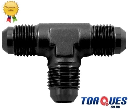 An -3 (an3 ) Flare Tree T Piece Adapter Fitting Black
