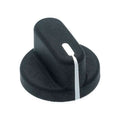 Smooth Metal Knob 0.253 Plastic