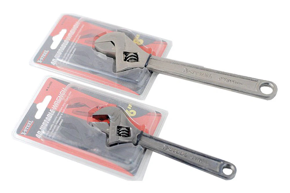 X-steel Expert Cr-v Adjustable Wrench Shifter 6"+8" | Built Supply Co