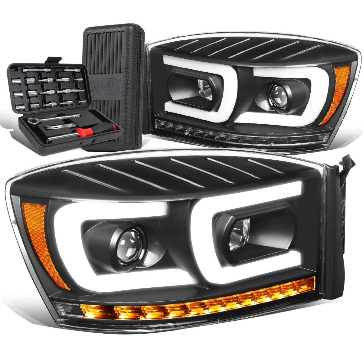 For 2006-2009 Ram Truck Led Chasing Projector | Built Supply Co