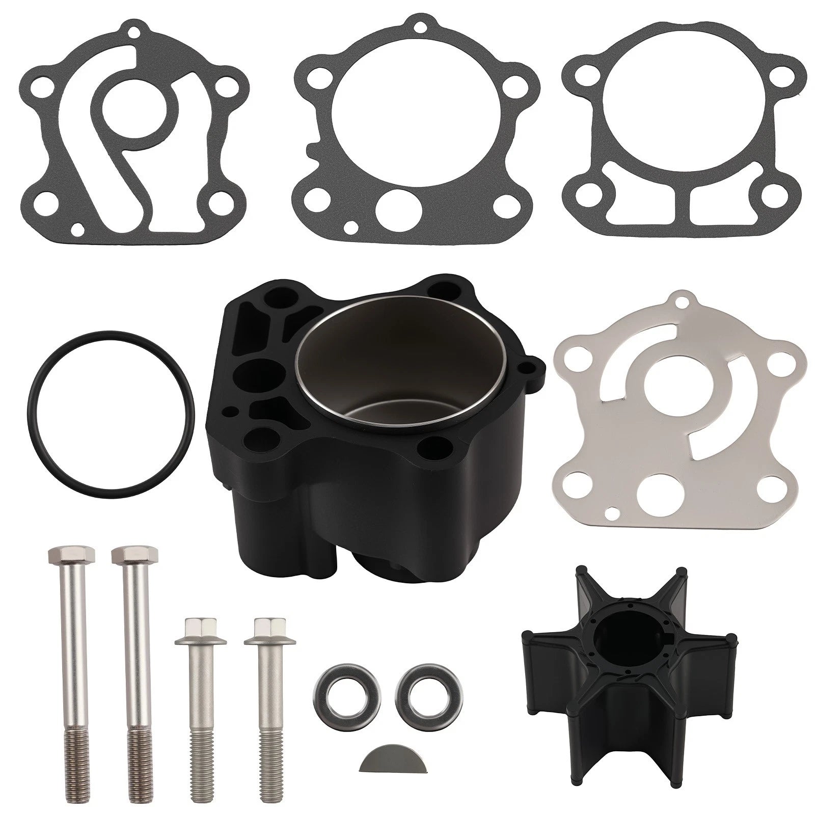 Water Pump Impeller Kit For Yamaha F75a F80 F90 F100 67f-w0078-00