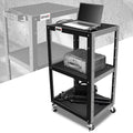 3-layer Steel Shelf Rolling Media Projector Av Cart | Built Supply Co