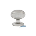 Classic Round Ring Brushed Nickel Kitchen Cabinet Drawer Knob 1-1/4"