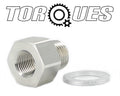 1/8" NPT Female To M12x1.25 Male Stainless Steel Reducer Adapter