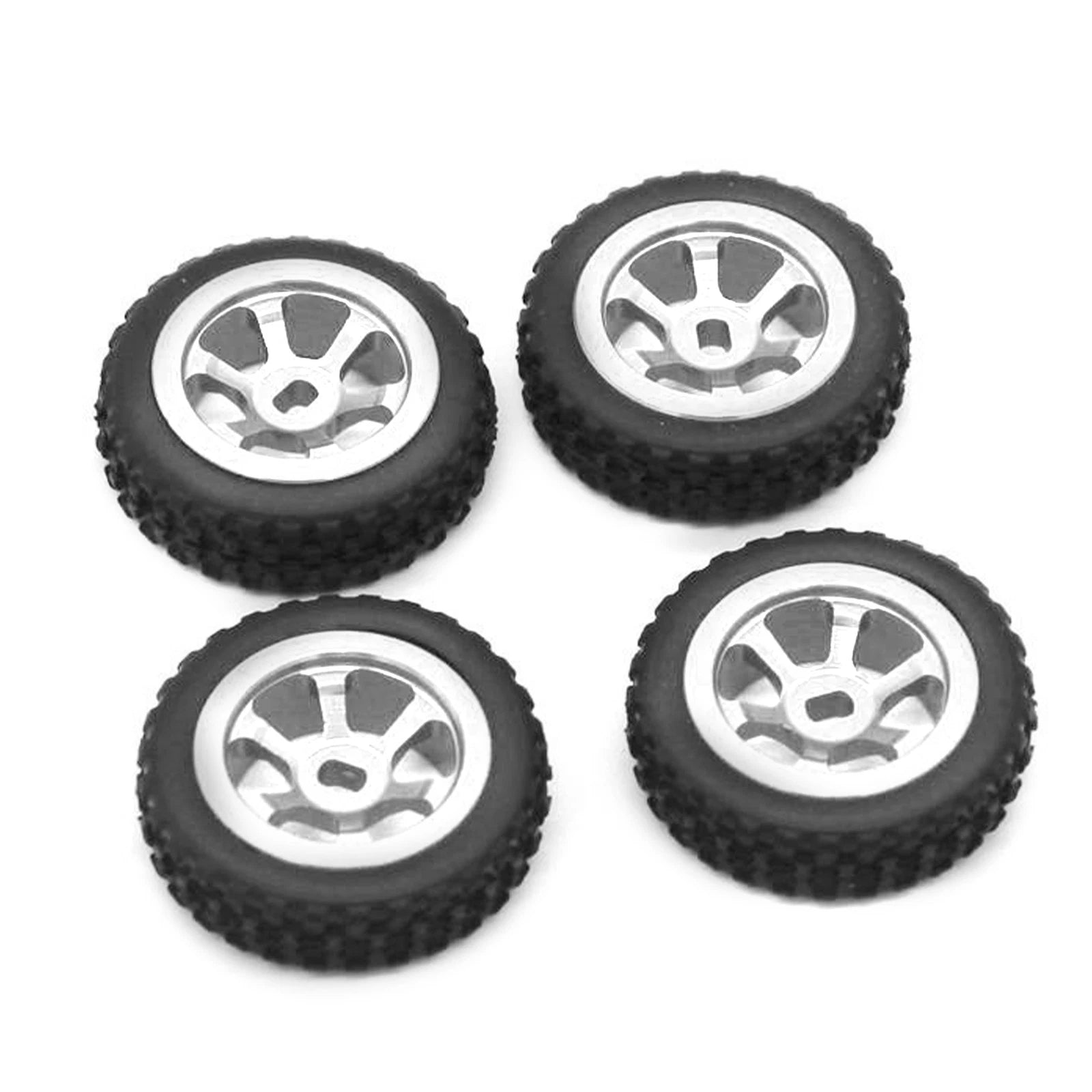 4pack Rc Car Alloy+plastic Wheels Rim Tires For Wltoys K969 K989 P929