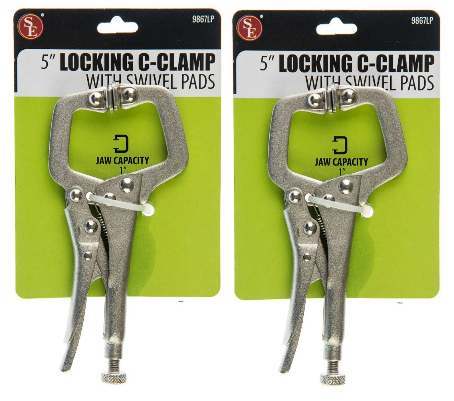 SE 5" Locking C Clamp Vise Pliers
