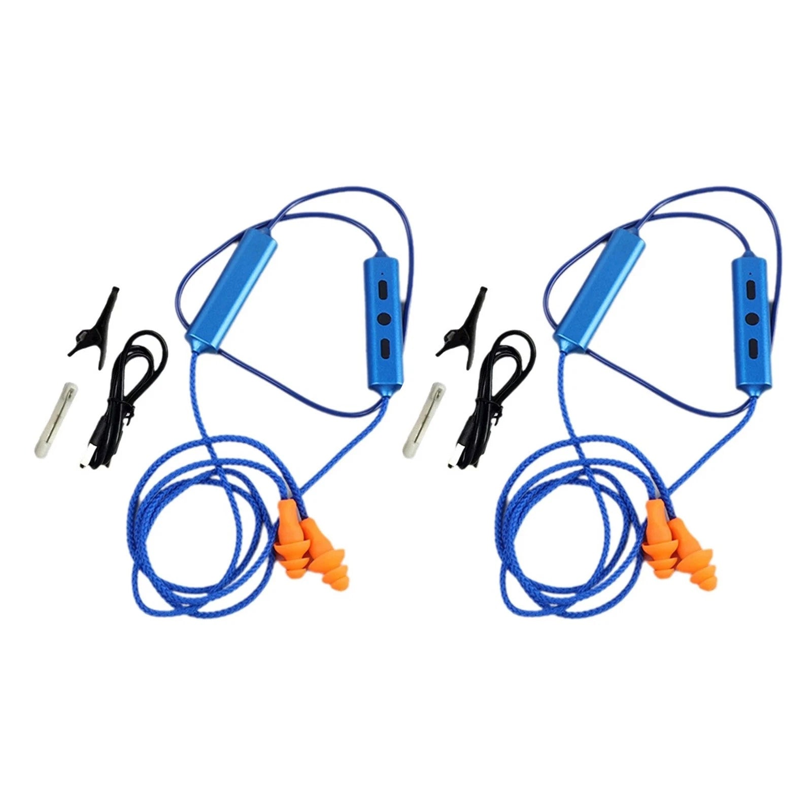 Good Quality 2-set Bluetooth Earplugs For Hearing Safety In Loud