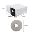 4 Mop Cloths 5 Dust Bags For Eureka J15 Max Ultra Self Emptying Robot