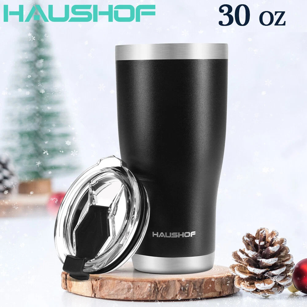 Haushof 30 Oz Tumbler Travel Mug Stainless Steel | Built Supply Co