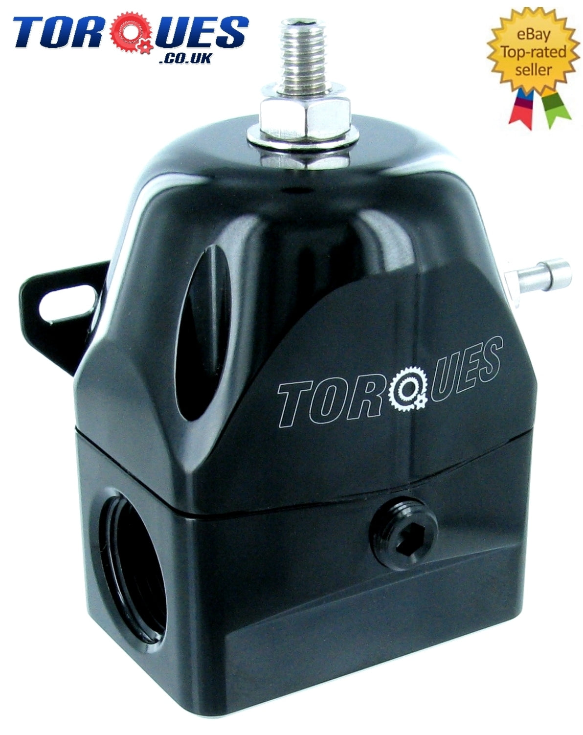 Torques AN-10 ORB-10 EFI Adjustable Fuel Pressure Regulator 30-70 PSI